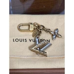 Louis Vuitton Twist Bag Charm an Key Holder in Silver and Gold